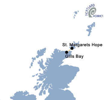 Pentland Ferries route map
